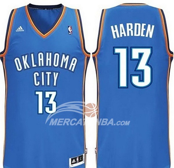 Maglia NBA Harden Oklahoma City Thunder Azul